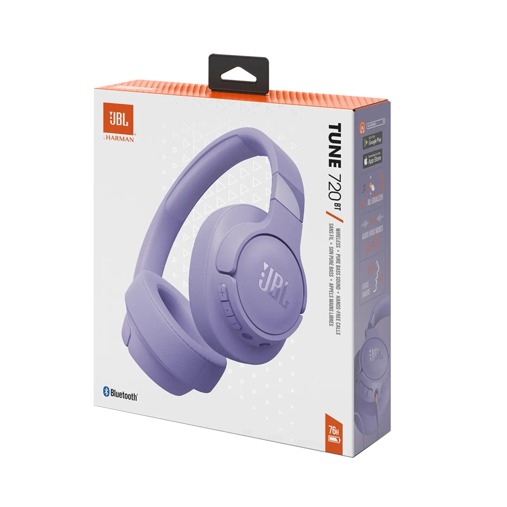 Беспроводные наушники JBL Tune 720BT, сиреневый