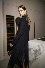 Юбка Marc Aurel 93372 черный паетки