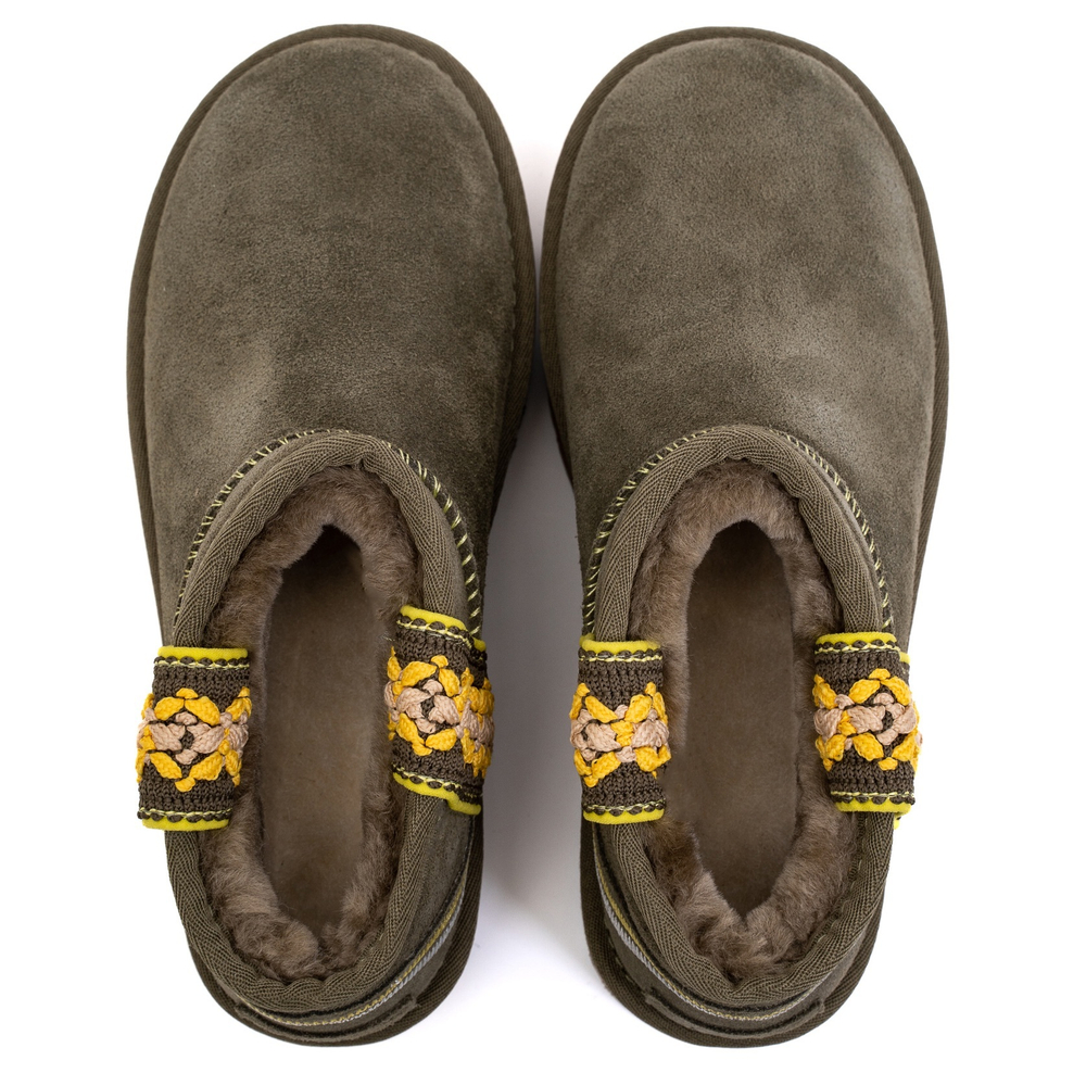 UGG Classic Ultra Mini Braid Platform Burnt Olive
