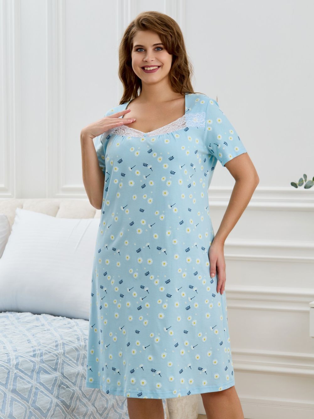 Ночная сорочка Мадера-1 Виотекс РОМАШКА