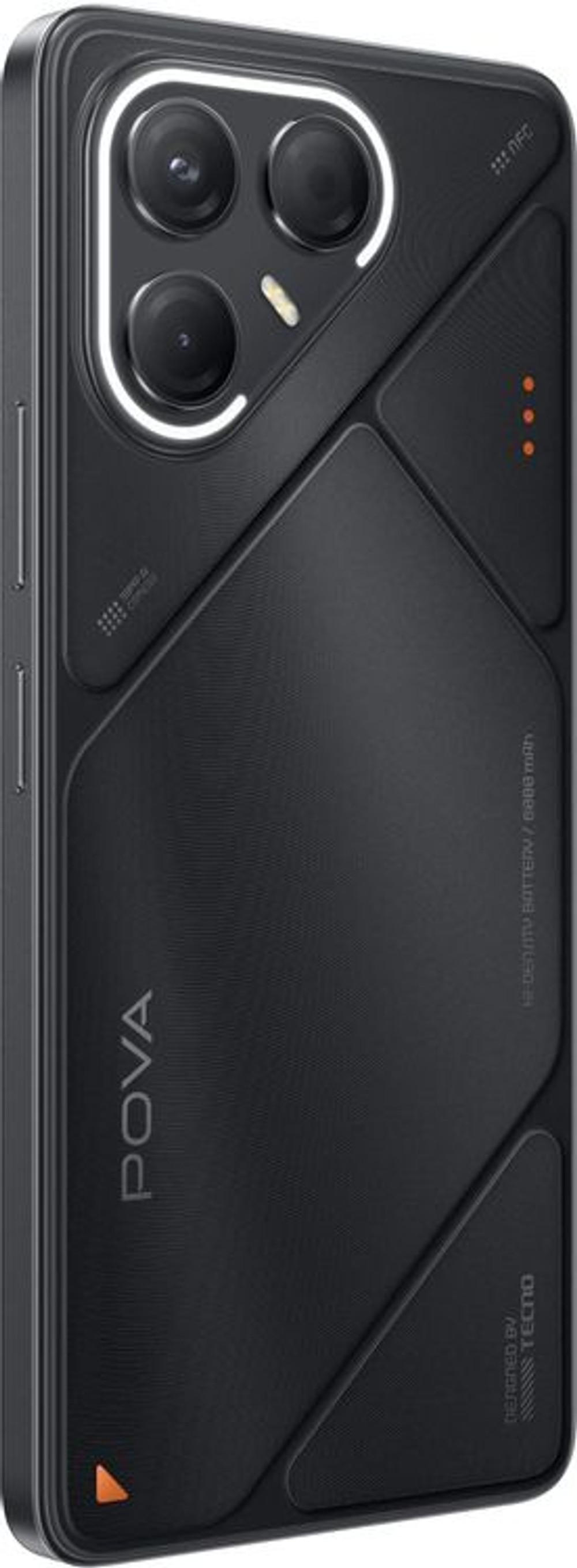 6.78" Смартфон TECNO Pova 7 5G 8/256Gb,  NFC,  IPS,  144Гц,  6000мAч,  черный