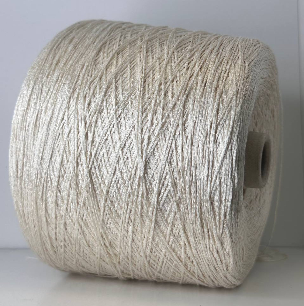 ZEBRAFINE - Lanficio; вискоза, люрекс; 350м/100гр; col. 591, цвет: кремовый блеск; S714; МР