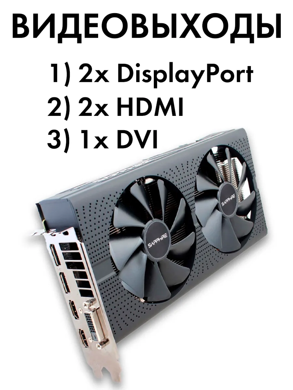 Видеокарта Radeon RX 580 8 Gb