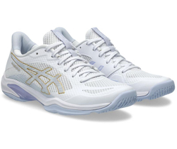 Женские кроссовки для бадминтона/сквоша Asics Blade FF 2 - white/blue fade