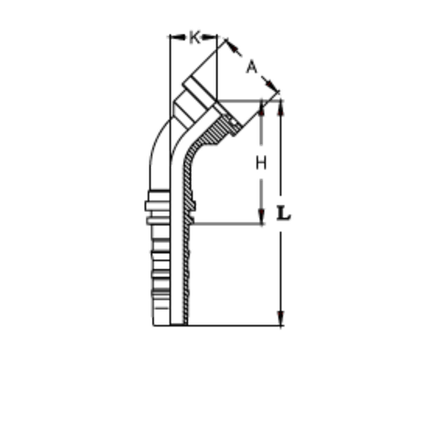 Фитинг DN 50 SFL 2.1/2 84.1 (45) CS