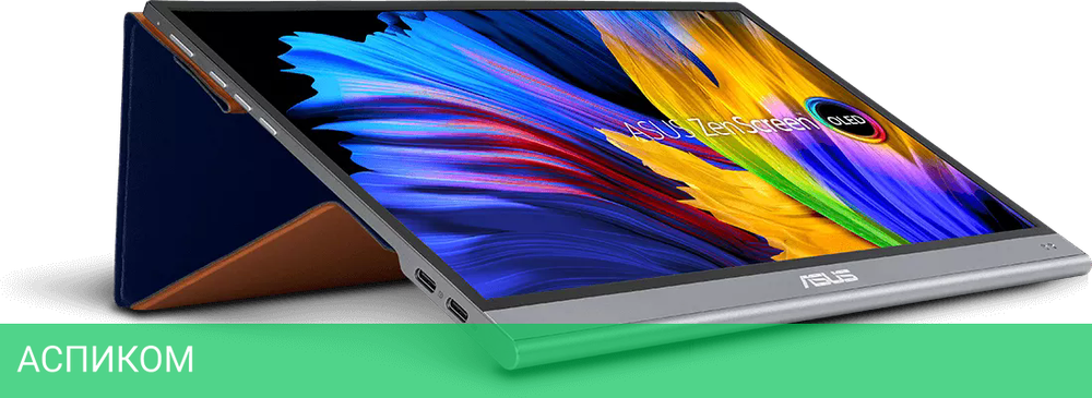 Портативный монитор ASUS ZenScreen OLED MQ16AH