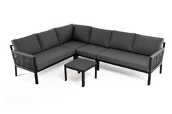 "Париж" модульная лаунж-зона садовая, цвет серый