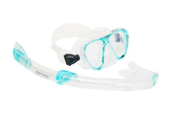 Набор для снорклинга Seac Bella Set маска/трубка прозрачный/голубой