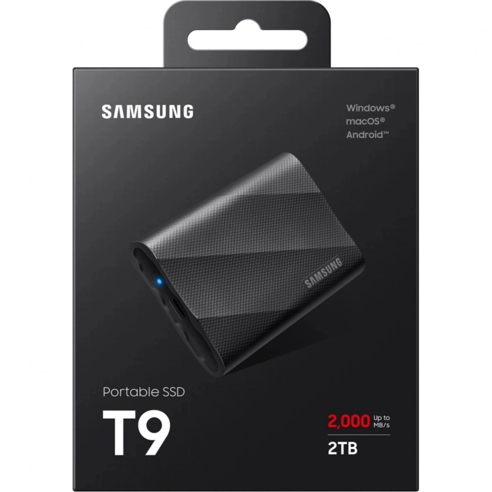 Внешний SSD Samsung 2TB T9 (MU-PG2T0B/WW) черный