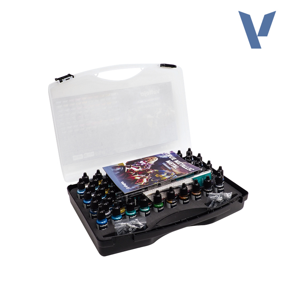 Vallejo True Metallic Metal - набор Color Case (80)