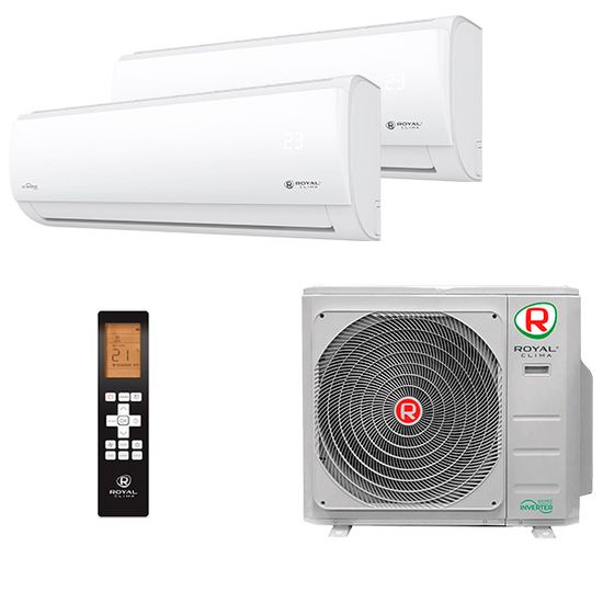 Мультисплит система на 2 комнаты Royal Clima RCI-TMN07HN x 2 / 2RMN-14HN/OUT