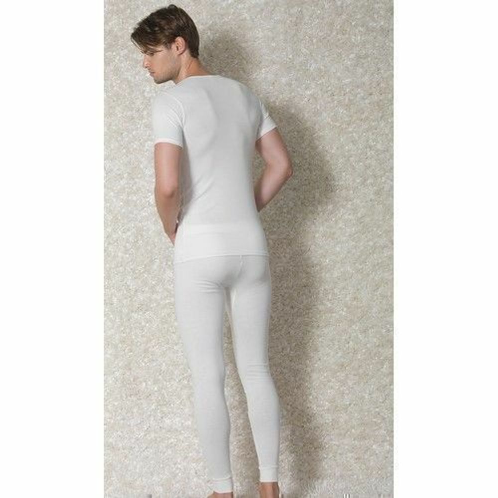 Мужская термофутболка кремовая с круглым воротом Doreanse 2870