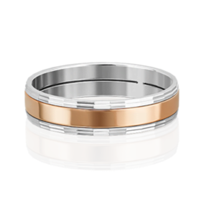 Обручальное кольцо из комбинированного золота 01-5677-00-000-1111
