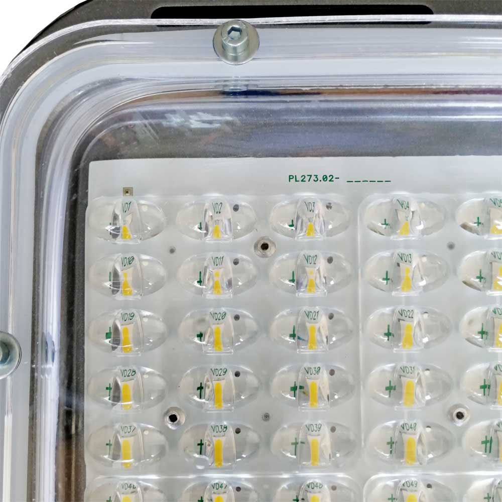 Светильник ДКУ Триумф LED-100-ШО/К50 (15000/740/RAL9023/0/ORN2/GEN1) 100Вт 15000Лм IP65 635x290x130мм GALAD