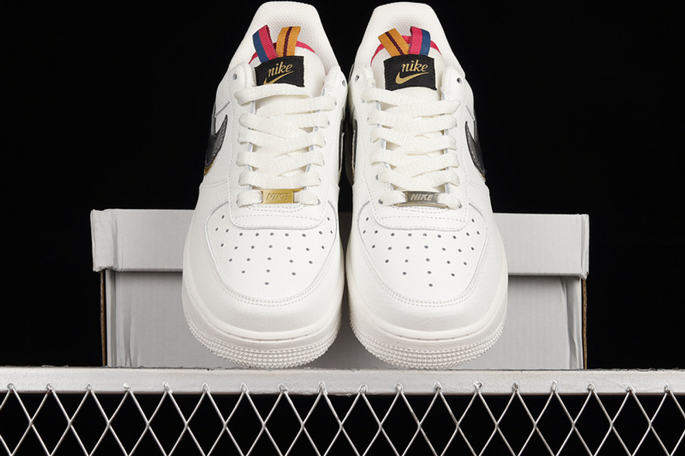 Nike Air Force 1 LV8 Double Swoosh Silver Gold (GS)