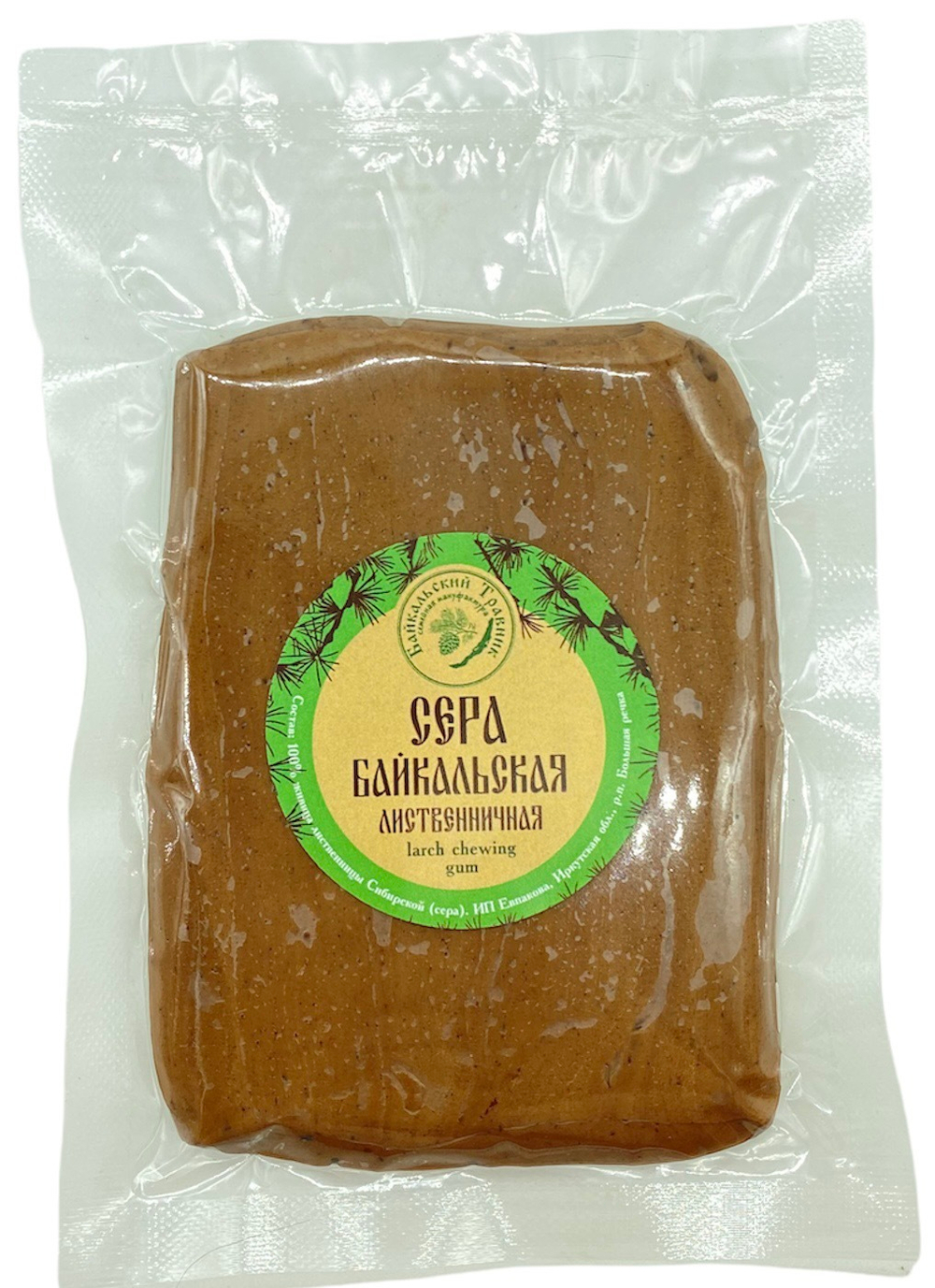 Живица лиственницы натуральная (паровая «сера»)