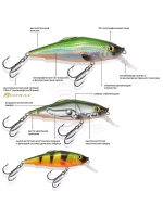 Воблер для рыбалки BURNASH 084mm,