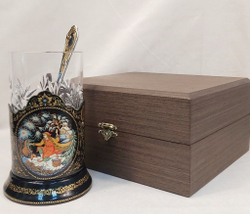 Чайный набор "По-щучьему веленью" (Ручная роспись Палех)