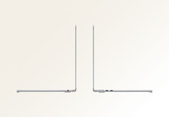 Ноутбук Apple MacBook Air 13.6&quot; (M2, 8 Gb, 512 Gb SSD) Серебристый (MLY03)