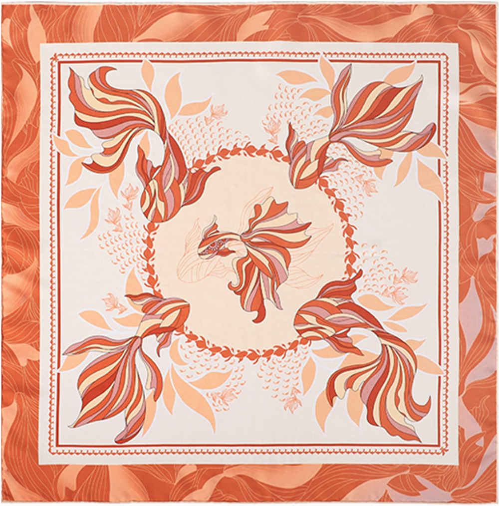 Платок двойной печати 64x64 см AV-BSD1035230101