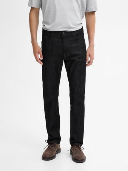 Massimo Dutti Зауженные джинсы, черный