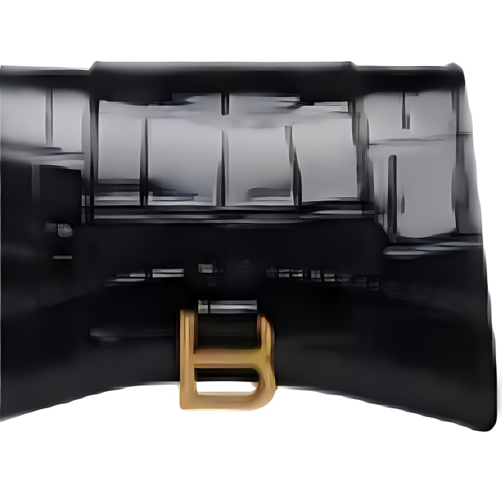 Balenciaga Hourglass Cow Leather Card Holder Women"s Black