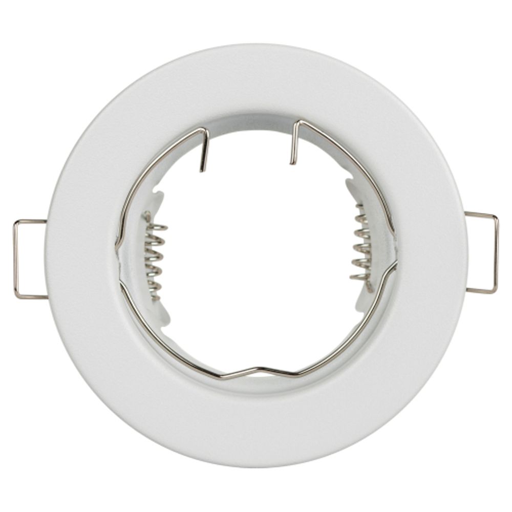 Встраиваемый светильник штампованный ЭРА ST1 SWH MR16 GU5.3 белый матовый