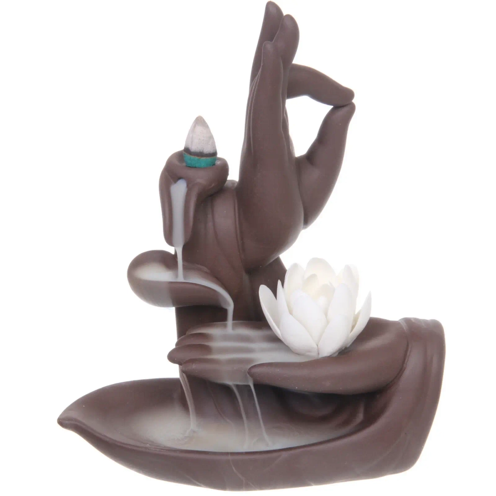 Подставка под стелющиеся благовония «Волшебные руки» 16*8*21см