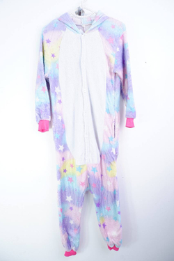 Пижама или кегуруми единорог из флиса на 9-10 лет