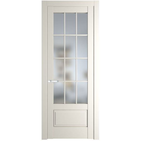 Межкомнатная дверь эмаль Profil Doors 3.2.2 (р.12) PD перламутр белый стекло матовое