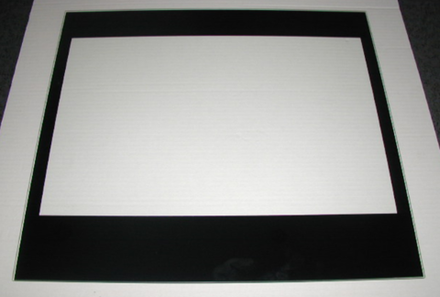 Стекло двери духовки Hansa (Ханса) внутреннее - 8003500