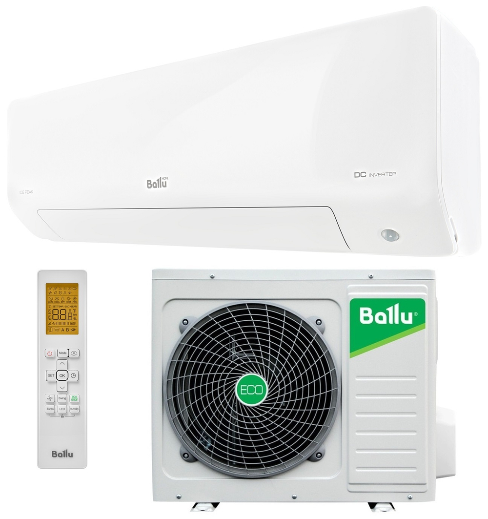Сплит-система (тепловой насос) инверторного типа Ballu Ice Peak Full DC Inverter