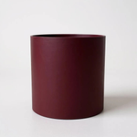 Шляпная коробка без крышки и лент 24х25 см Цвет; Бордовый.