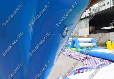 Коммерческий надувной аквапарк «Солнечный» 30×20×2,5 м