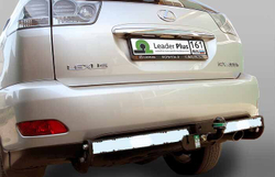 Фаркоп Лидер-Плюс для LEXUS RX 300/330/350/400 (XU3) 2003-2009 (C НЕРЖ. ПЛАСТИНОЙ) с электрикой и сертифкатом в комплекте арт.(L101-F(N))