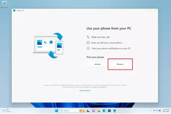 Windows 11 научилась принимать звонки с iPhone и iOS