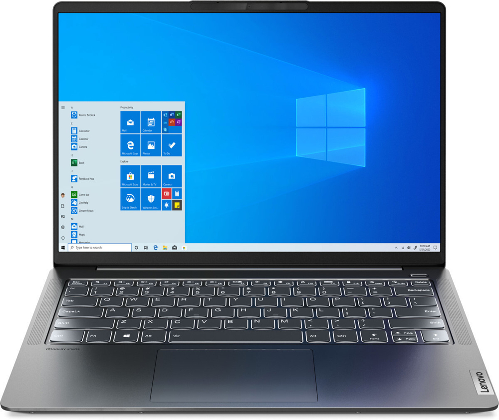 Ноутбук Lenovo IdeaPad 5 Pro 14ITL6 82L3002BRK 14";(2880x1800)IPS/ i5-1135G7(2.4ГГц)/ 16Гб/ 512Gb SSD/ GeForce MX 450 2Гб/ Без ОС/ Серый