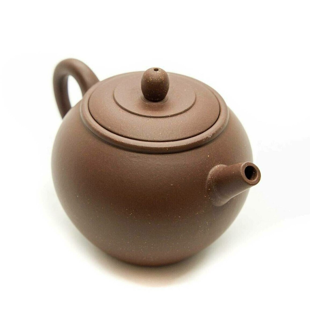 259016 Чайник ИСИН "ЦЗЮЛУНЬ ЧЖУ" (Гигантская жемчужина) 280мл, глина красный песок