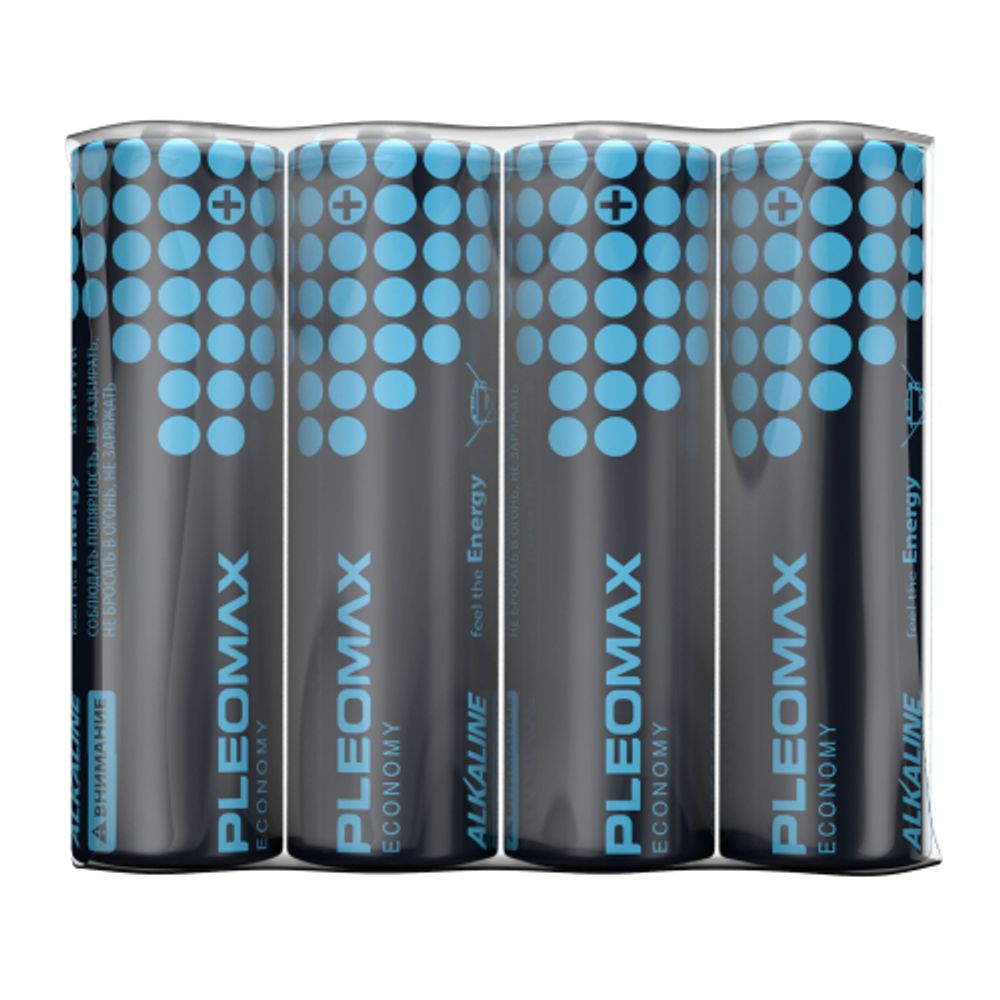 Батарейки Pleomax LR6-4S Economy Alkaline | Батарейки Щелочные (Алкалиновые)