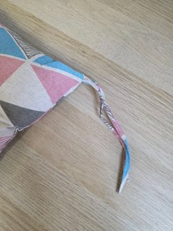 Подушка на стул квадратная 45*45см треугольники (Т40-447К)