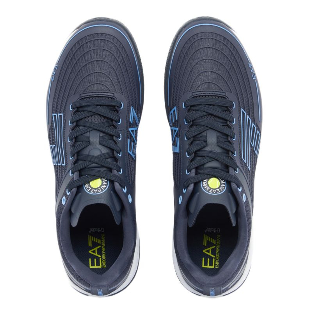 Мужские кроссовки теннисные EA7 Unisex Woven Sneaker Clay - sky captain/bel air