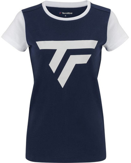 Женская теннисная футболка Tecnifibre Club Tee W - небесный