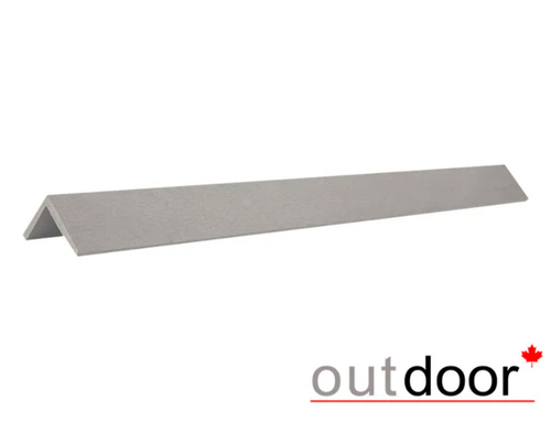 Угол завершающий ДПК Outdoor 50*50*3000 мм. шлифованный серый