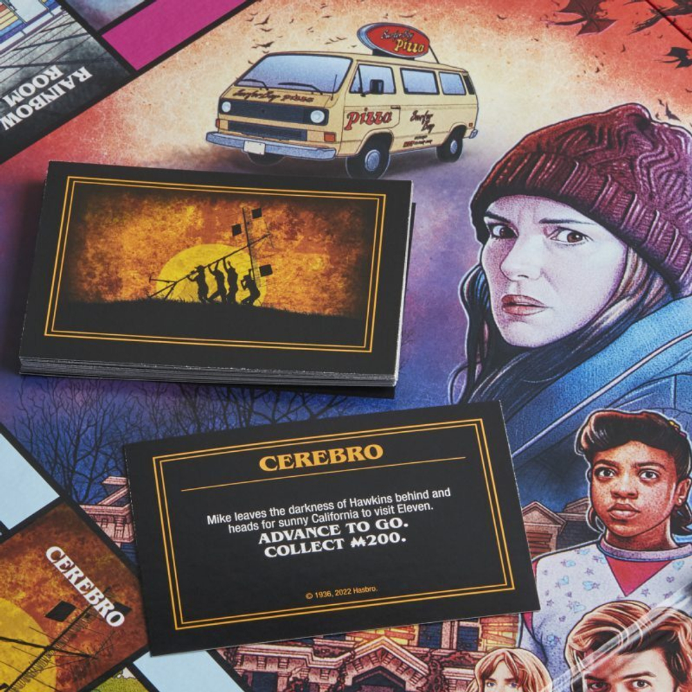 Hasbro - польская версия игры Monopoly Stranger Things F2544