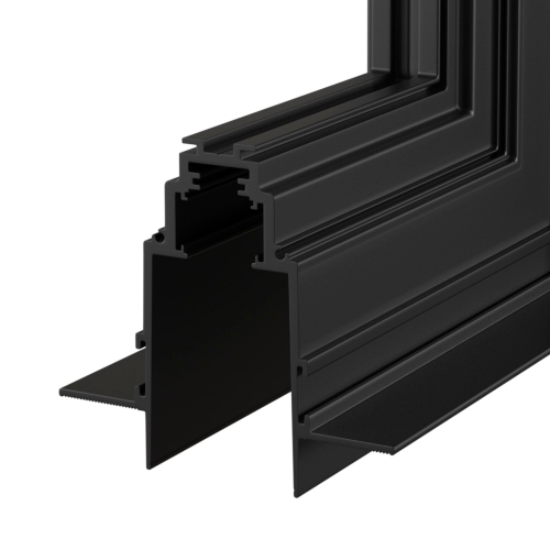 Угловой коннектор внешний для встраиваемого магнитного шинопровода Maytoni Technical TRA004OCL-22B черный