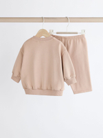 Толстовка и спортивные брюки в комплекте для малышей Next 835-929, Бежевый