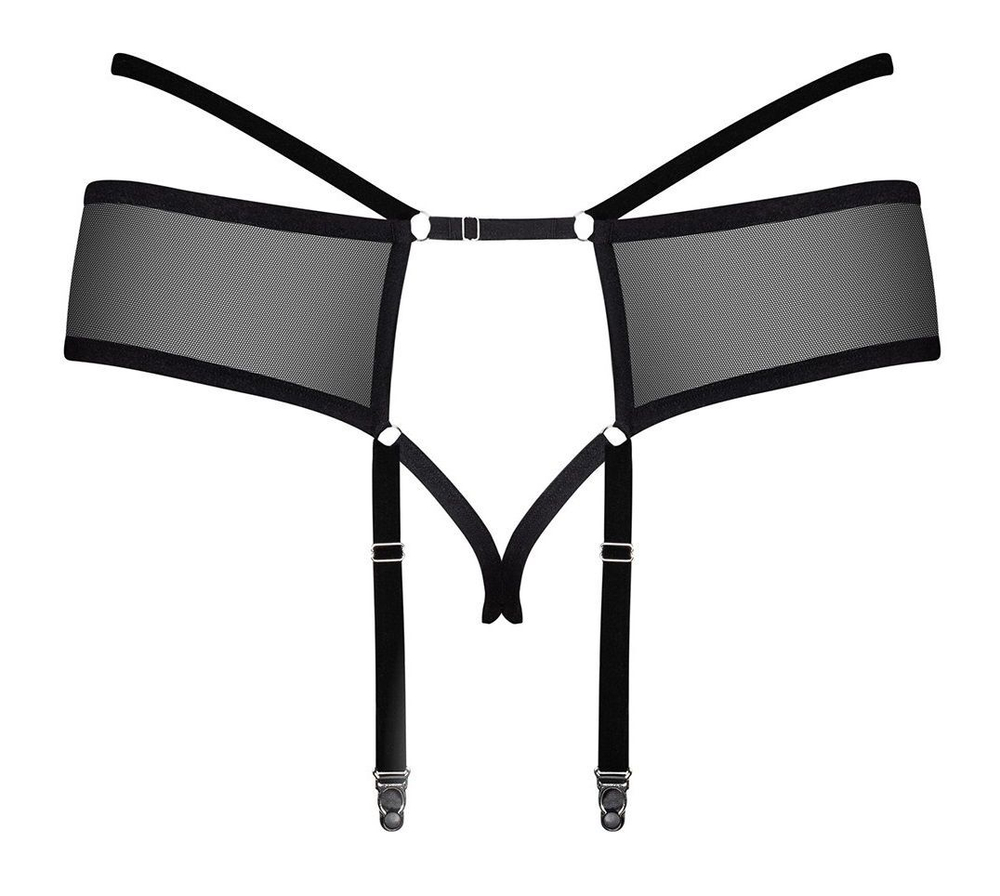 Пояс-трусики Jagueria с леопардовым принтом (Размер: 4X-5X) (Цвет: черный)