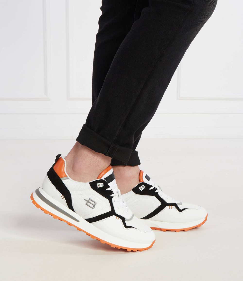 Кожаные кроссовки Baldinini - белый(U4E910T1VITE)