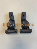 Шарнир капюшона круг-круг 16мм левый серый