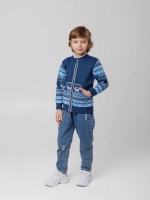 Кофта вязаная на молнии